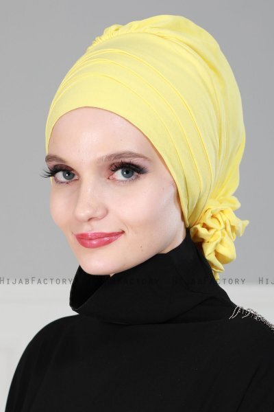 Monica - Gul Bomull Turban - Ayse Turban
