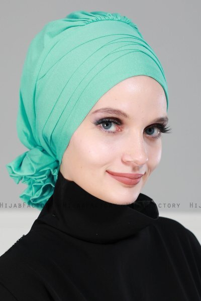 Monica - Turkos Bomull Turban - Ayse Turban