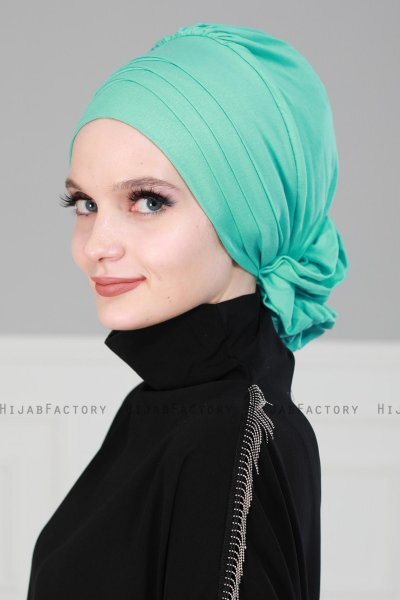 Monica - Turkos Bomull Turban - Ayse Turban