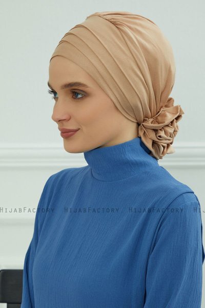 Monica - Sand Bomull Turban