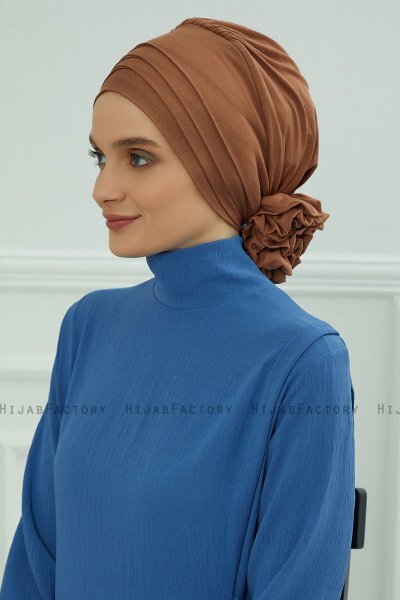 Monica - Caramel Bomull Turban