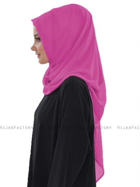 Evelina - Fuchsia Praktisk Hijab - Ayse Turban