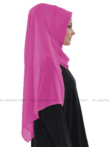 Evelina - Fuchsia Praktisk Hijab - Ayse Turban