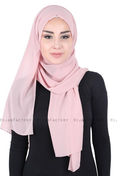 Joline - Gammelrosa Premium Chiffon Hijab
