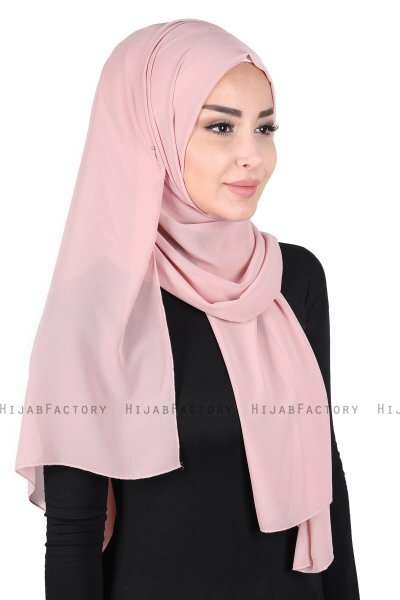 Joline - Gammelrosa Premium Chiffon Hijab