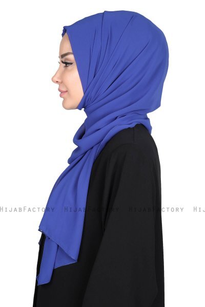 Joline - Blå Premium Chiffon Hijab
