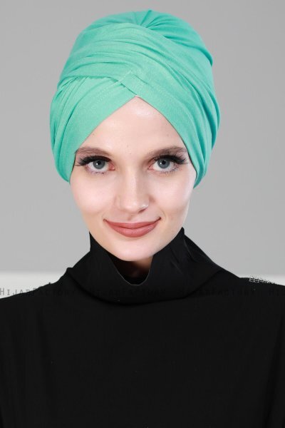 Fiona - Turkos Bomull Turban - Ayse Turban