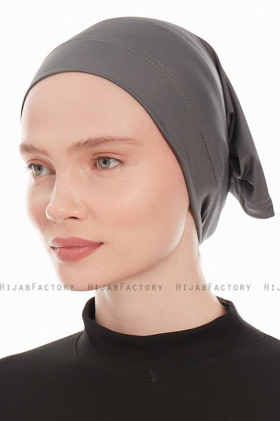 Emine - Mörkgrå Hijab Undersjal 
