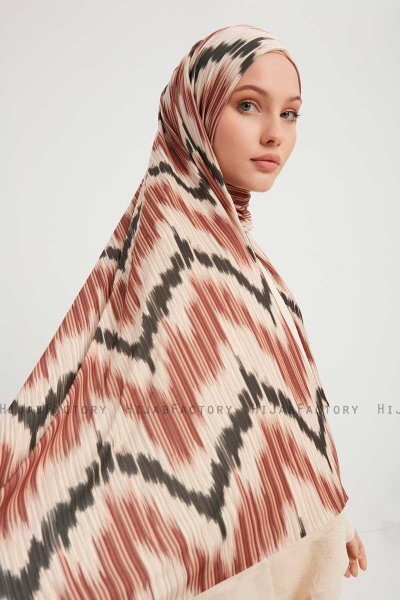 Tansu - Kanel Mönstrad Hijab