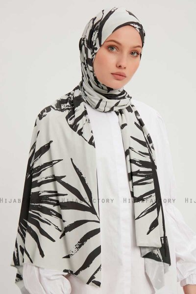 Ezmeray - Antracit Mönstrad Hijab