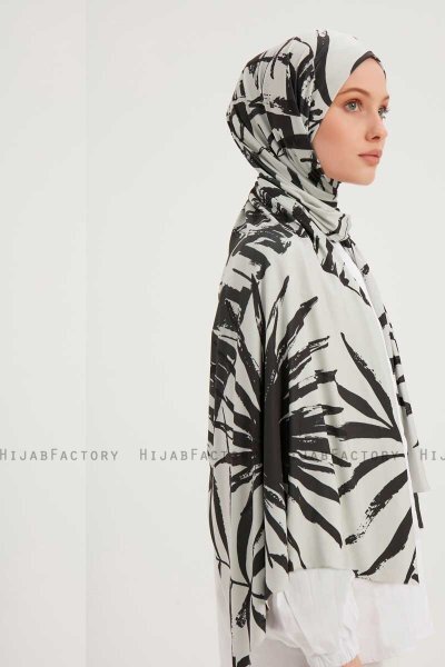 Ezmeray - Antracit Mönstrad Hijab