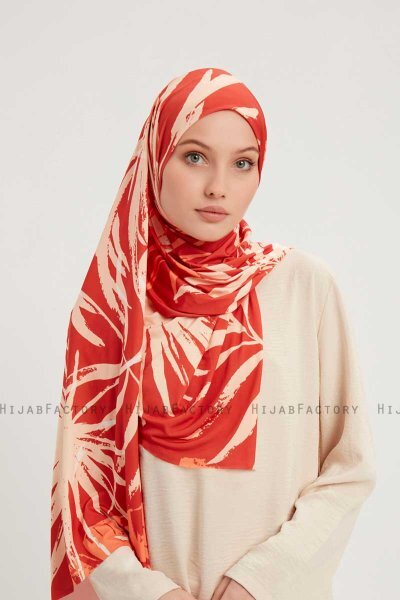 Ezmeray - Kanel Mönstrad Hijab