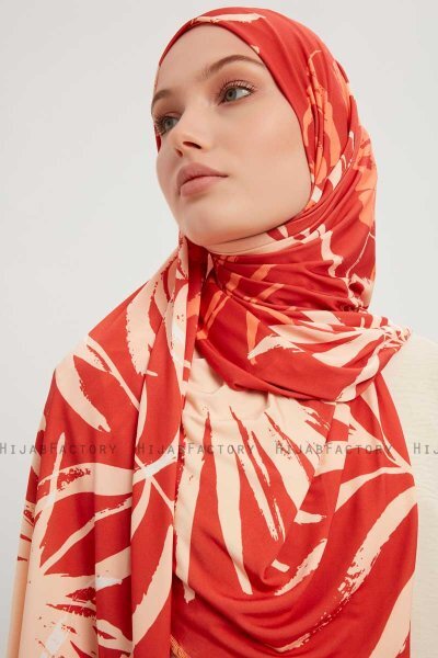Ezmeray - Kanel Mönstrad Hijab