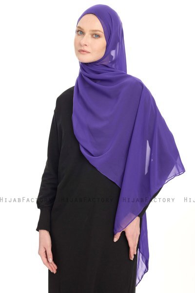 Chiffon Hijab - Lila