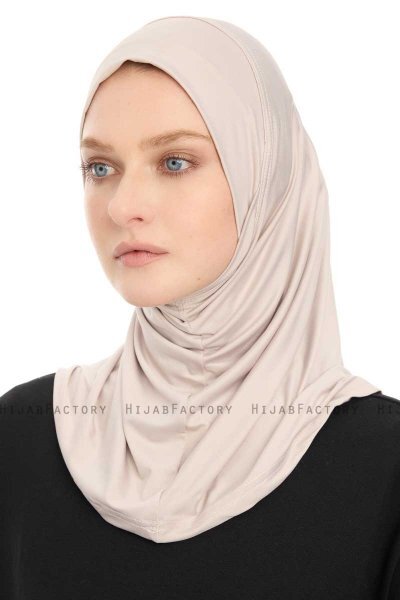 Yazmin - Ljusgrå Amira Hijab Ready To Wear