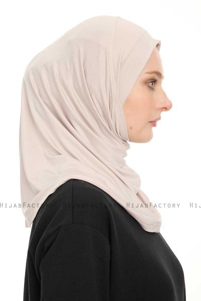 Yazmin - Ljusgrå Amira Hijab Ready To Wear