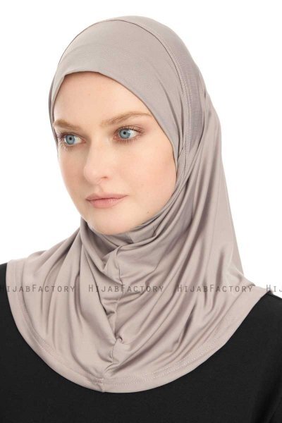 Yazmin - Ljusbrun Amira Hijab Ready To Wear