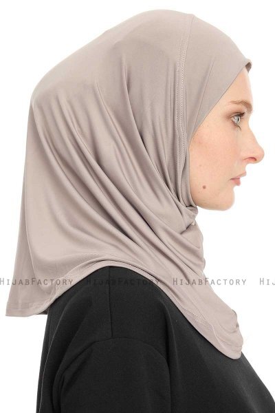 Yazmin - Ljusbrun Amira Hijab Ready To Wear