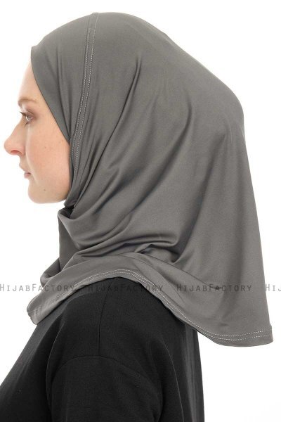 Yazmin - Mörkgrå Amira Hijab Ready To Wear