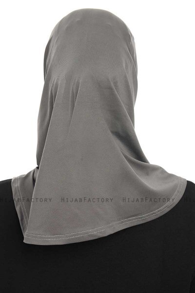 Yazmin - Mörkgrå Amira Hijab Ready To Wear