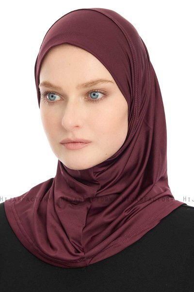 Yazmin - Plommon Amira Hijab Ready To Wear