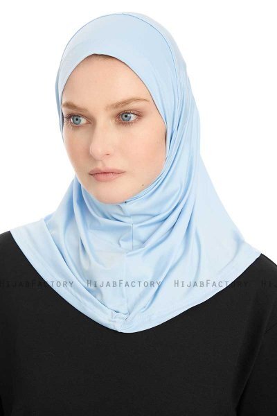 Yazmin - Ljusblå Amira Hijab Ready To Wear