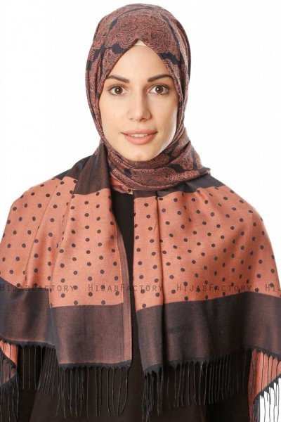 Alev - Laxrosa Mönstrad Hijab