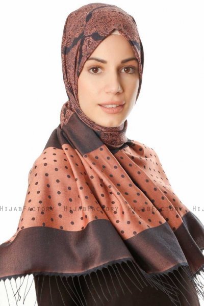 Alev - Laxrosa Mönstrad Hijab