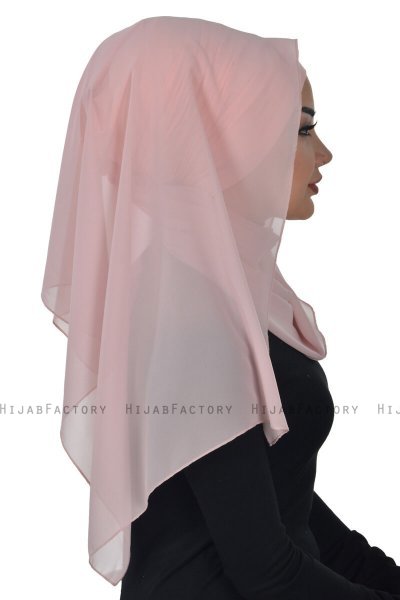 Alva - Gammelrosa Praktisk Hijab & Underslöja