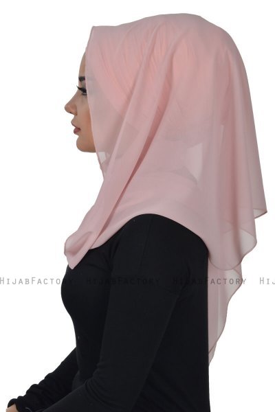Alva - Gammelrosa Praktisk Hijab & Underslöja