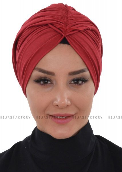 Amy - Bordeaux Bomull Turban - Ayse Turban