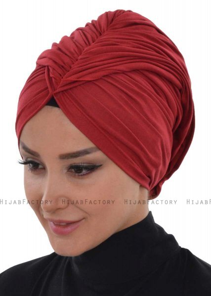 Amy - Bordeaux Bomull Turban - Ayse Turban