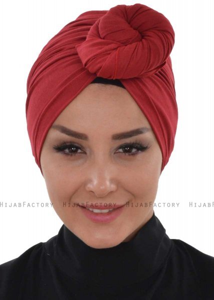Amy - Bordeaux Bomull Turban - Ayse Turban
