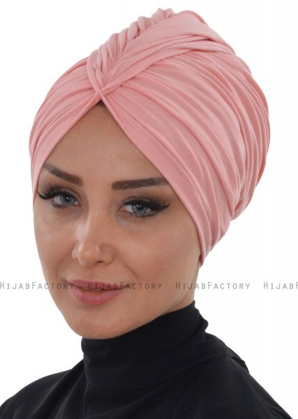 Amy - Gammelrosa Bomull Turban - Ayse Turban