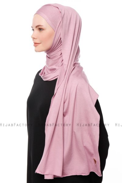 Asya - Lila Praktisk Viskos Hijab