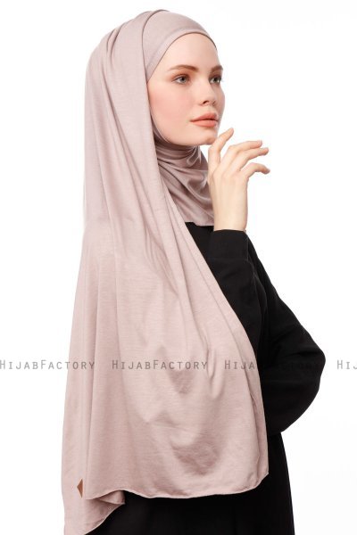 Asya - Stengrå Praktisk Viskos Hijab