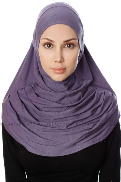 Ava - Lila One-Piece Al Amira Hijab - Ecardin