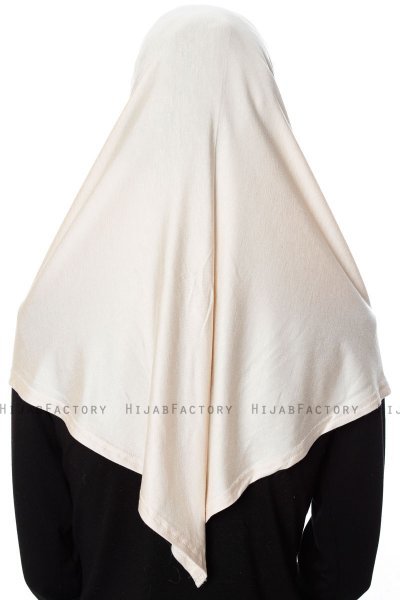Ava - Ljus Beige One-Piece Al Amira Hijab - Ecardin