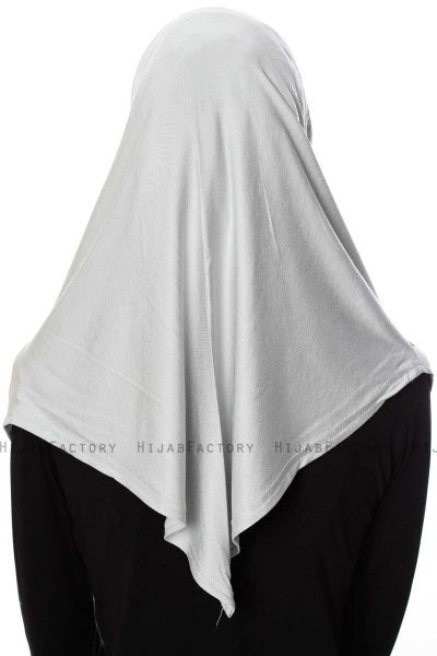 Ava - Ljusgrå One-Piece Al Amira Hijab - Ecardin