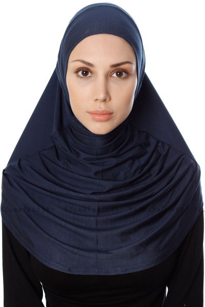 Ava - Marinblå One-Piece Al Amira Hijab - Ecardin