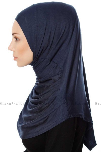 Ava - Marinblå One-Piece Al Amira Hijab - Ecardin