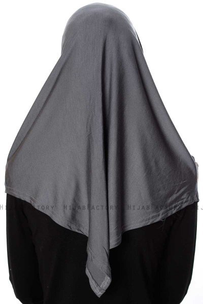Ava - Mörkgrå One-Piece Al Amira Hijab - Ecardin