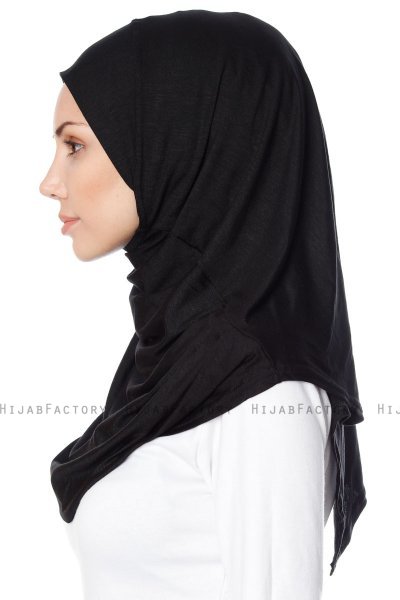 Ava - Svart One-Piece Al Amira Hijab - Ecardin