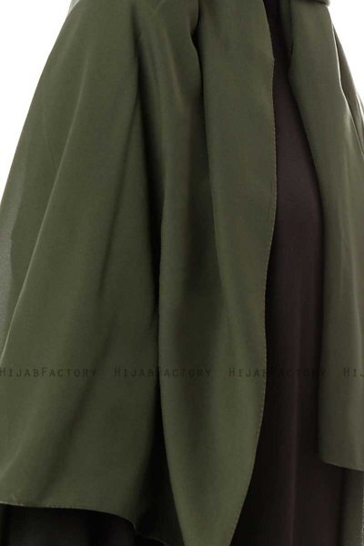 Ayla - Mörkgrön Chiffon Hijab