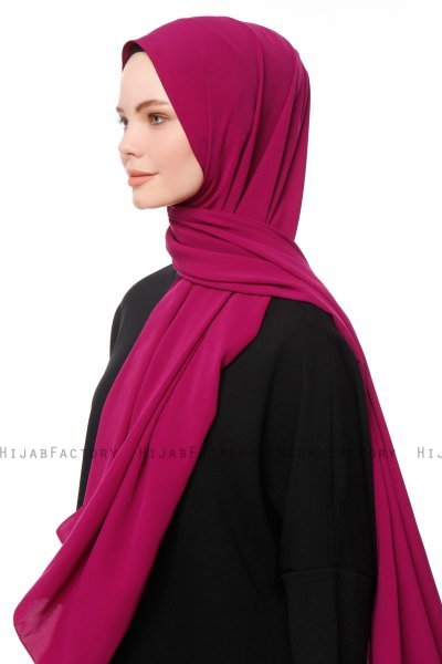 Aylin - Cherry Medine Silk Hijab - Gülsoy