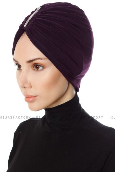 Aynur - Plommon Turban