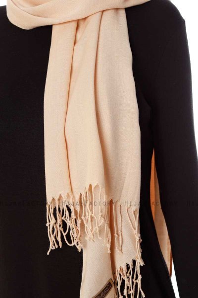 Aysel - Ljus Beige Pashmina Hijab - Gülsoy