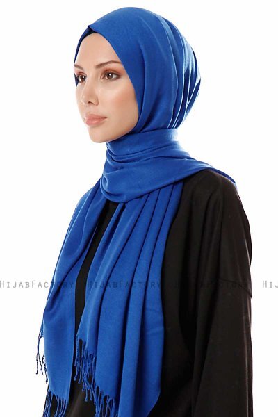 Aysel - Mörkblå Pashmina Hijab - Gülsoy