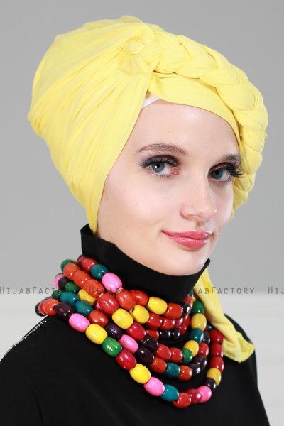 Theresa - Gul Bomull Turban - Ayse Turban