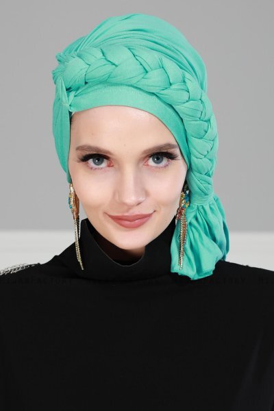 Theresa - Turkos Bomull Turban - Ayse Turban